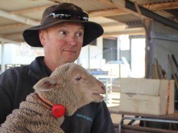 Mark Mortimer of Centreplus during the field trial